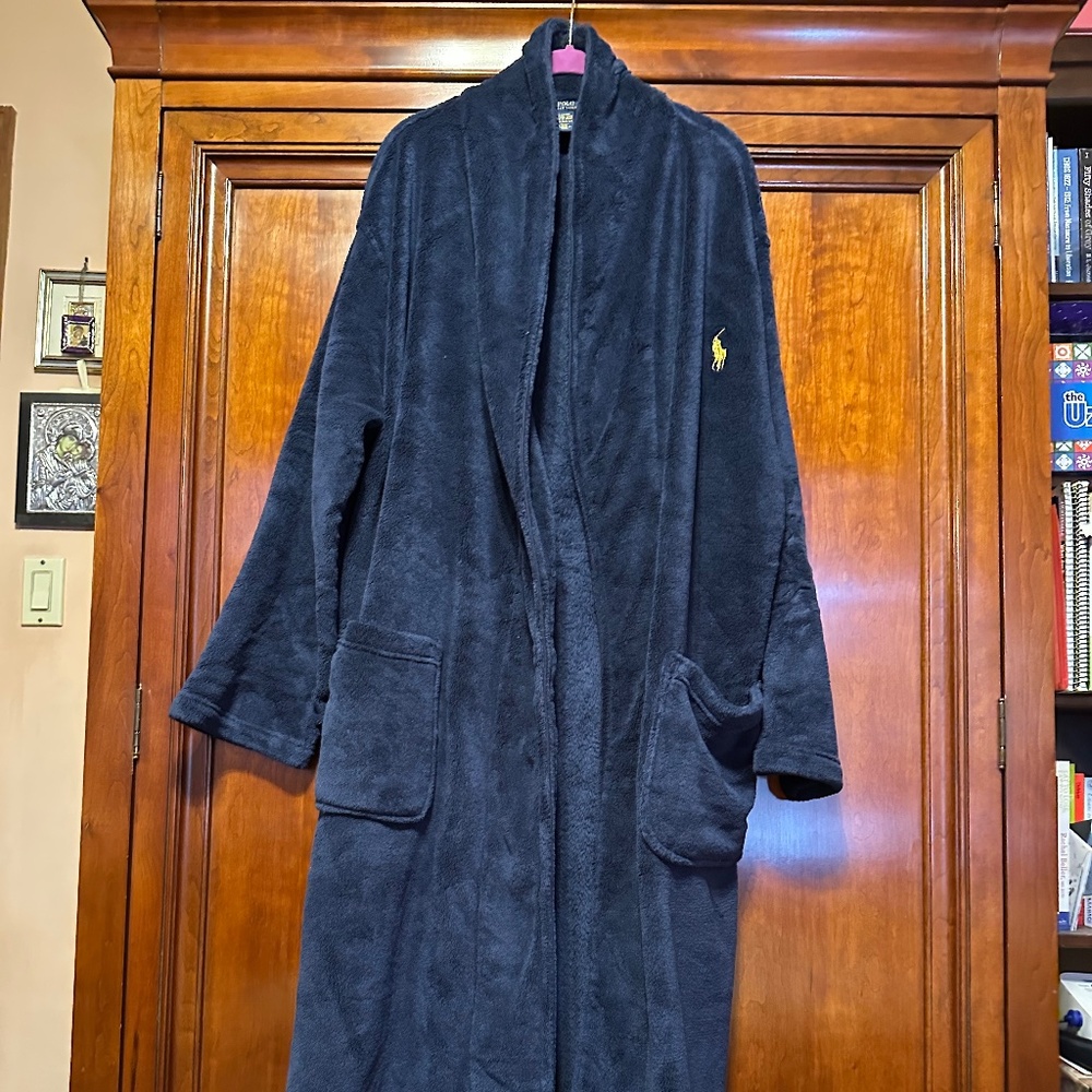 Unisex Polo Ralph Lauren Fleece Robe One Size